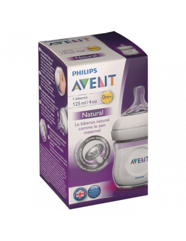 AVENT - NATURAL - Biberon Débit Nouveau-Né, 125ml