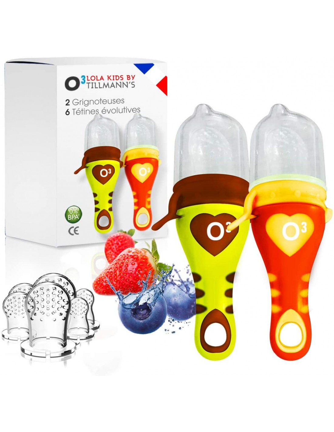 Tetine Grignoteuse Bebe, Tetines fruit, Tetine alimentation bebe