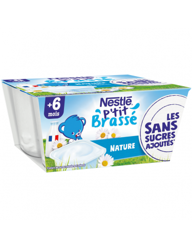 NESTLE P'tit Brassé Nature de 6 mois...