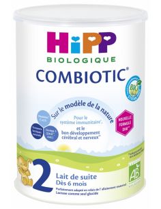 HiPP Combiotic 2 Lait de Suite dès 6 Mois Bio 800 g